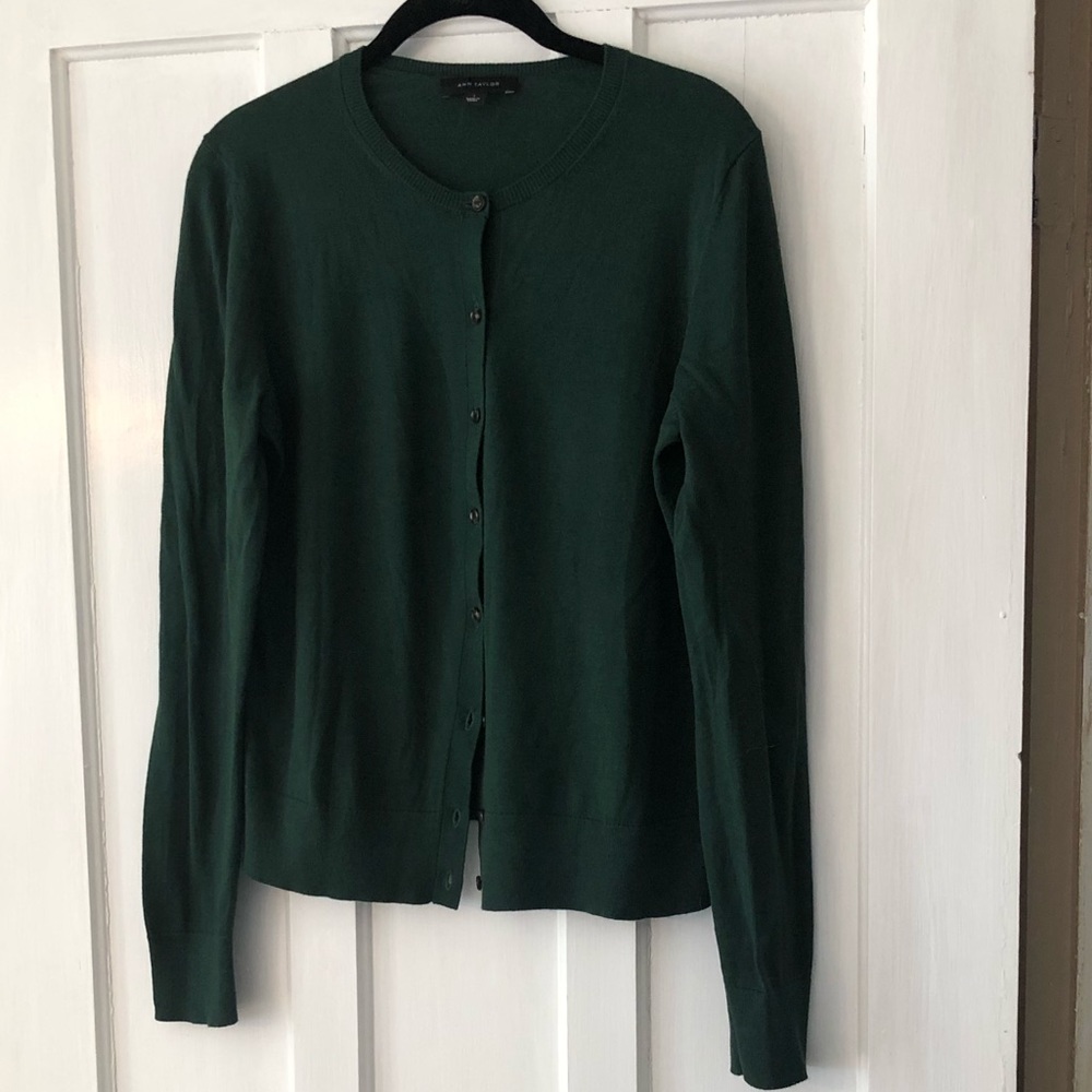 Woman’s long sleeve button down cardigan